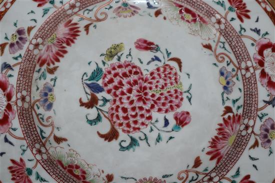 A Chinese export famille rose dish diameter 31.5cm